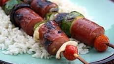 Smoked Sausage Kabobs