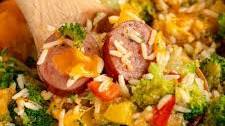 Smoked Sausage and Rice (Skillet Recipe)