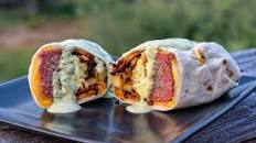 Smoked and Loaded Breakfast Burritos