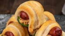 Smoked jalapeño poppers pigs in a blanket