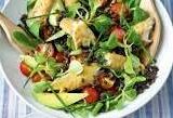 Smoked mackerel salad