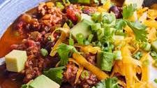 Smoky Beef and Black Bean Chili