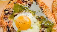 Smoky Breakfast Pizza Recipe with Perfect Sunny Egg