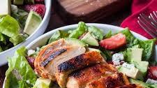 Smoky Honey Habanero Chicken & Strawberry Salad