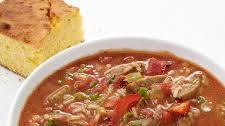 Smoky Sausage and Rice Soup