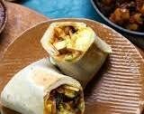 Smoky Vegetarian Breakfast Burrito Recipe