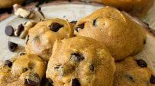 Soft Pumpkin Chocolate Chip Cookies