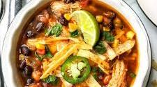 Southwest Chicken Enchilada Soup