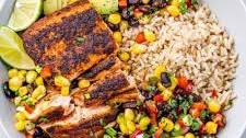 Southwest Salmon Bowls