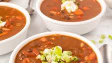 Southwestern Beef Bean & Barley Soup