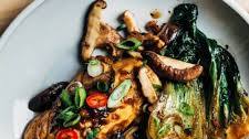 Soy-Glazed Cod with Bok Choy and Shiitake Mushrooms