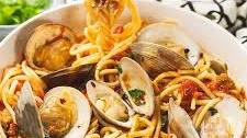 Spaghetti & Clams Puttanesca Recipe