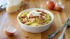 Spaghetti à la carbonara rapide