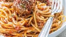 Spaghetti and Meatballs Recipe