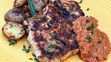 Spanish Spiced Grilled Pork with Romesco