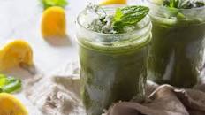 Sparkling Matcha Mint Lemonade