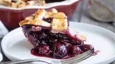 Spiced Bourbon Cherry Pie