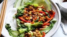 Spiced Tofu with Bok Choy
