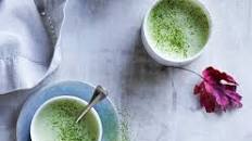 Spiced matcha latte