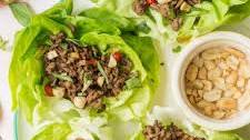 Spicy Beef Lettuce Wraps