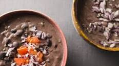 Spicy Black Bean and Coconut Soup