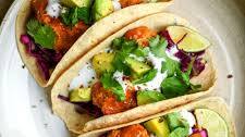 Spicy Buffalo Tofu Tacos (Vegan & High Protein)