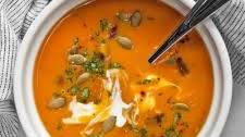 Spicy Chipotle Butternut Squash Soup