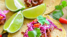 Spicy Lentil Tacos with Lime Slaw