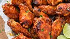 Spicy Mango BBQ Chicken Wings