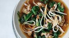 Spicy Pork and Mustard Green Soup