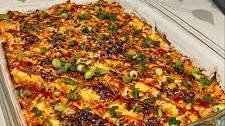 Spicy Salmon Sushi Bake