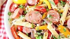 Spicy Sausage and Pepper Pasta