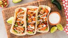 Spicy Shrimp Tacos with Avocado Salsa