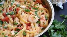 Spicy Shrimp Tomato Pasta