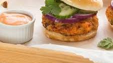 Spicy Sriracha Salmon Burgers Recipe
