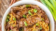 Spicy Steak Ramen Noodles