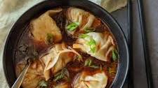 Spicy Szechuan Dumpling Soup