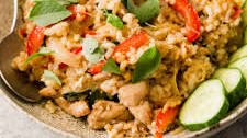 Spicy Thai Basil Chicken Fried Rice Recipe