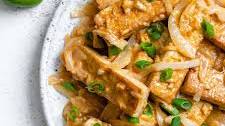 Spicy Tofu with Coconut Lime Sauce