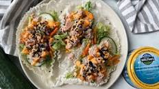 Spicy Tuna Crispy Rice Paper Tacos