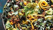 Spicy Turkey Taco Salad with Baja Lime Dressing