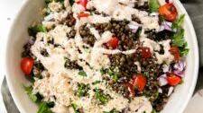 Spicy Vegan Lentil Salad