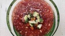 Spicy Watermelon Gazpacho with Jalapeño