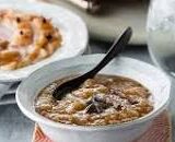 Spicy peach and mango chutney