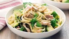 Spicy tuna pasta salad