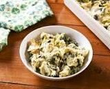 Spinach Artichoke Baked Tortellini