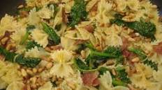 Spinach, Bacon and Pine Nut Pasta