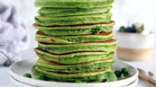 Spinach Chickpea Pancakes (Green Pancakes)