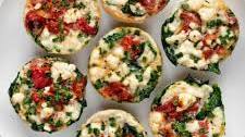 Spinach Feta Egg White Bites