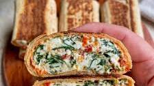 Spinach Feta Egg White Wraps